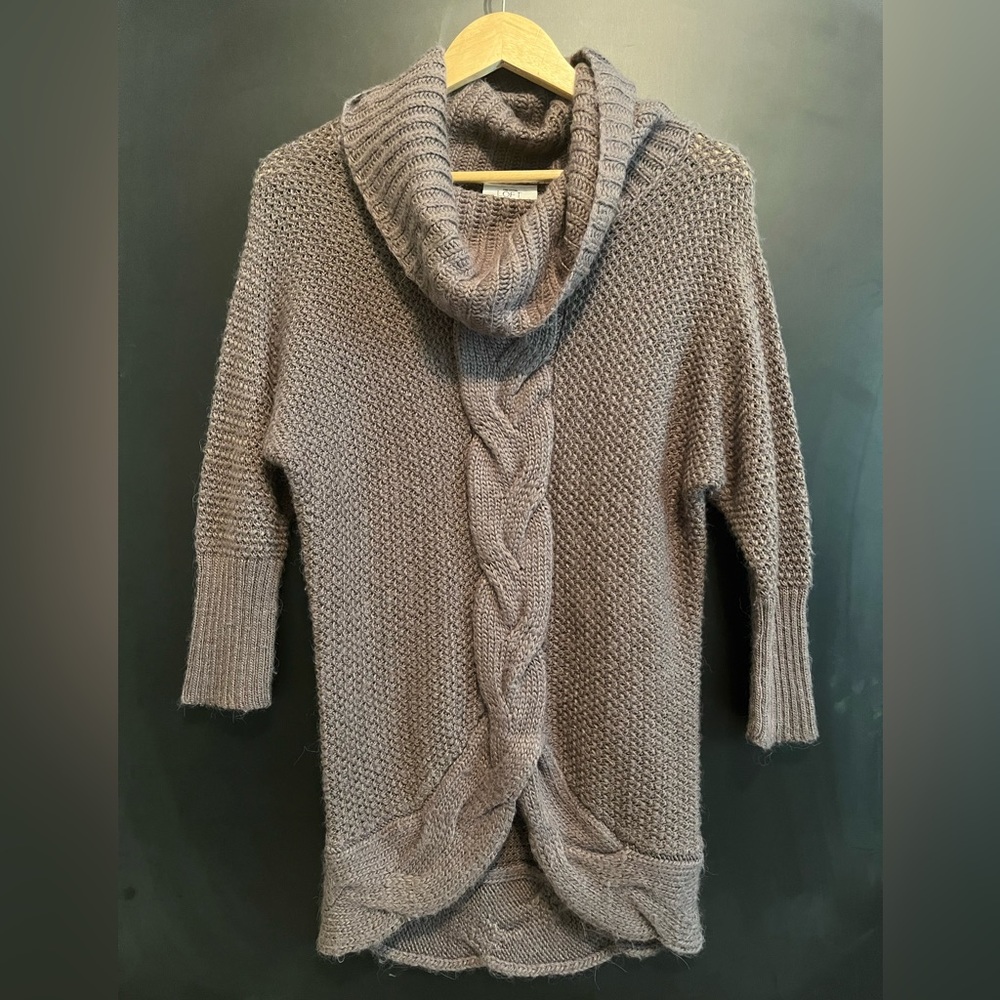LOFT Cocoa Cowl Neck Sweater